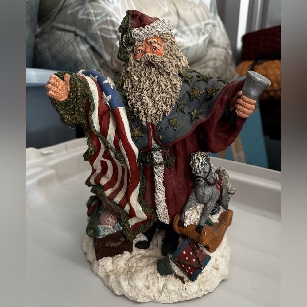 1992 June McKenna “Patriot Santa.” 306/4000